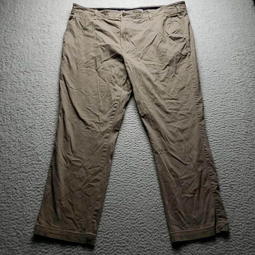 Sonoma Goods For Life Pants Mens 42x30 Beige Flexwear Straight Chino Casual